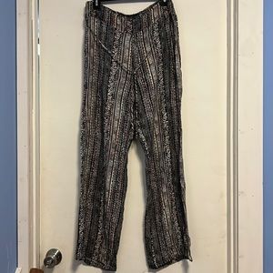 Size X-Large- Self Esteem brand Rayon Boho Chic pants